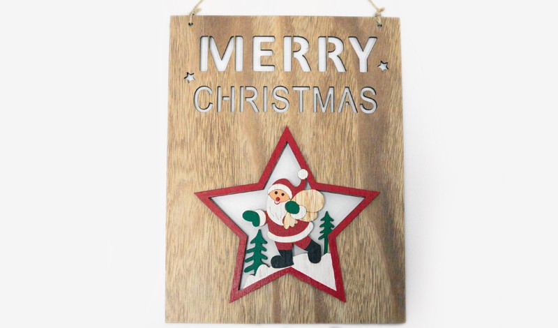 ΞΥΛΙΝΗ ΤΑΜΠΕΛΑ XMAS 